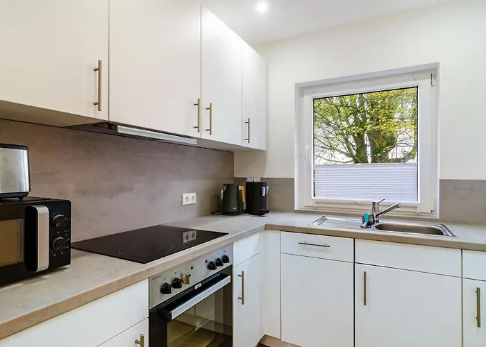 Daire Wellenrauschen - Whirlpool Badewanne - Terrasse - Ruhig Gelegen *